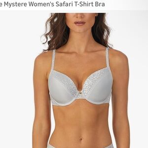 Le Mystere 32G Misty Gray Safari Tshirt Bra Breast Implant Bra
